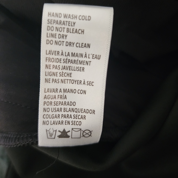 NWT Good American Black "Scuba Knit" Wide Leg Trousers Size 10/30 Style# GKB0006 - Picture 9 of 12